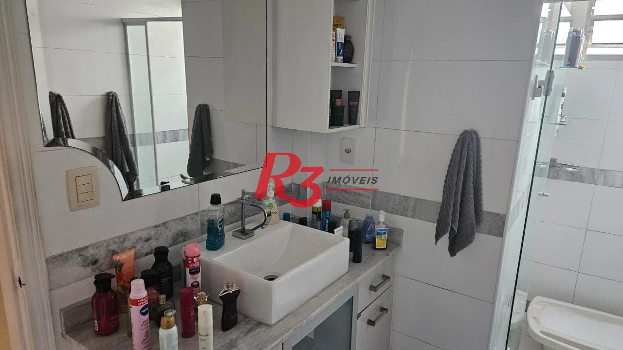 Apartamento com 2 dormitórios à venda, 80 m² por R$ 385.000,00 - Centro - São Vicente/SP