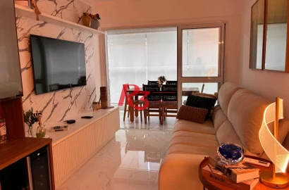 Apartamento à venda, 101 m² por R$ 2.006.000,00 - Gonzaga - Santos/SP