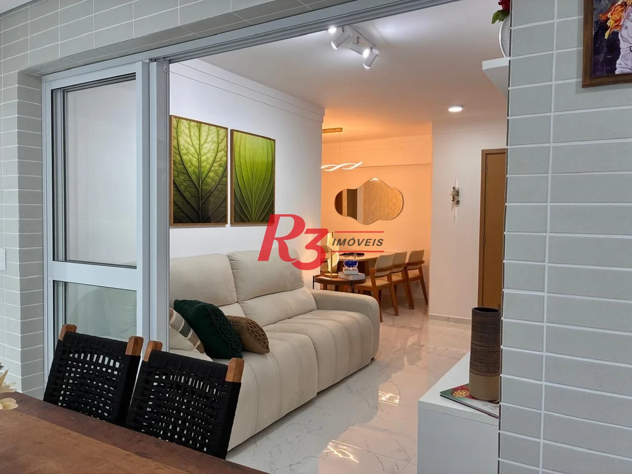 Apartamento à venda, 101 m² por R$ 2.006.000,00 - Gonzaga - Santos/SP