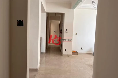 Apartamento com 3 dormitórios à venda, 125 m² por R$ 900.000,00 - José Menino - Santos/SP