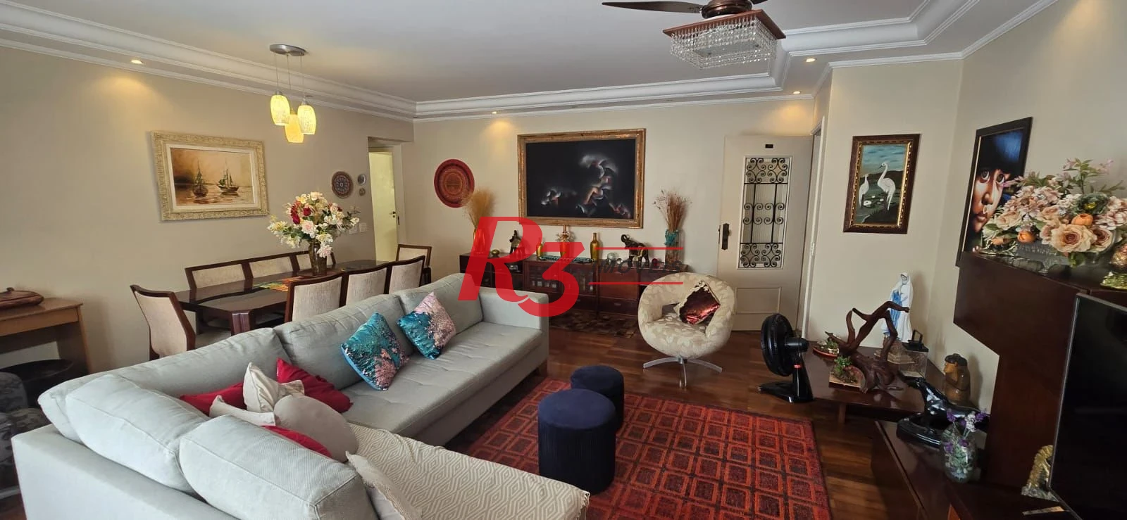 Apartamento com 3 dormitórios à venda, 137 m² por R$ 930.000,00 - José Menino - Santos/SP