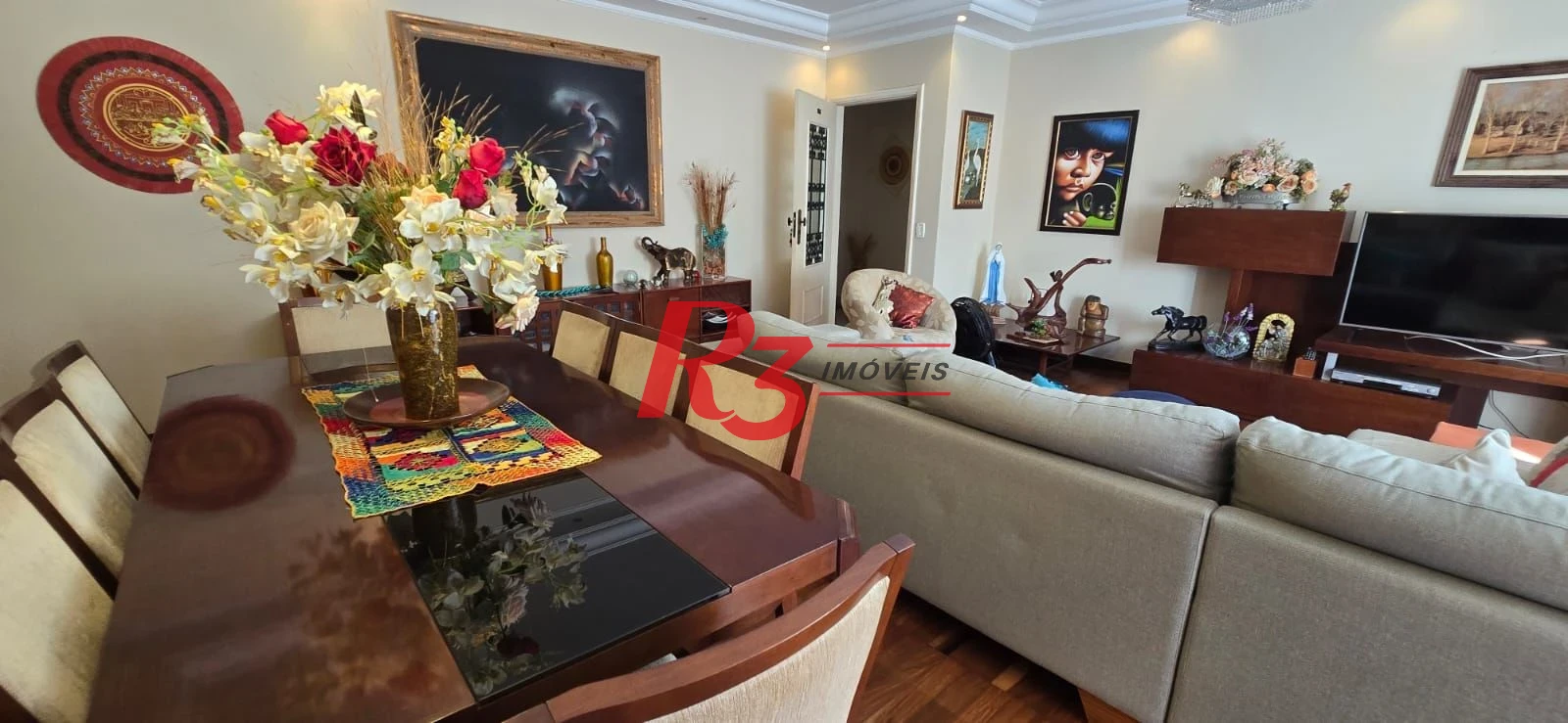 Apartamento com 3 dormitórios à venda, 137 m² por R$ 930.000,00 - José Menino - Santos/SP
