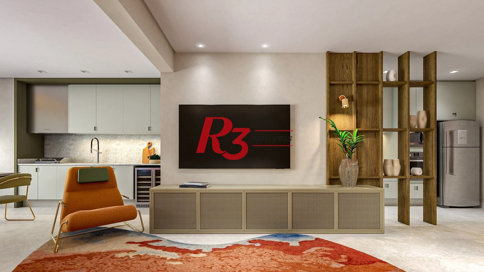 Apartamento à venda, 106 m² por R$ 1.474.609,19 - Boqueirão - Santos/SP
