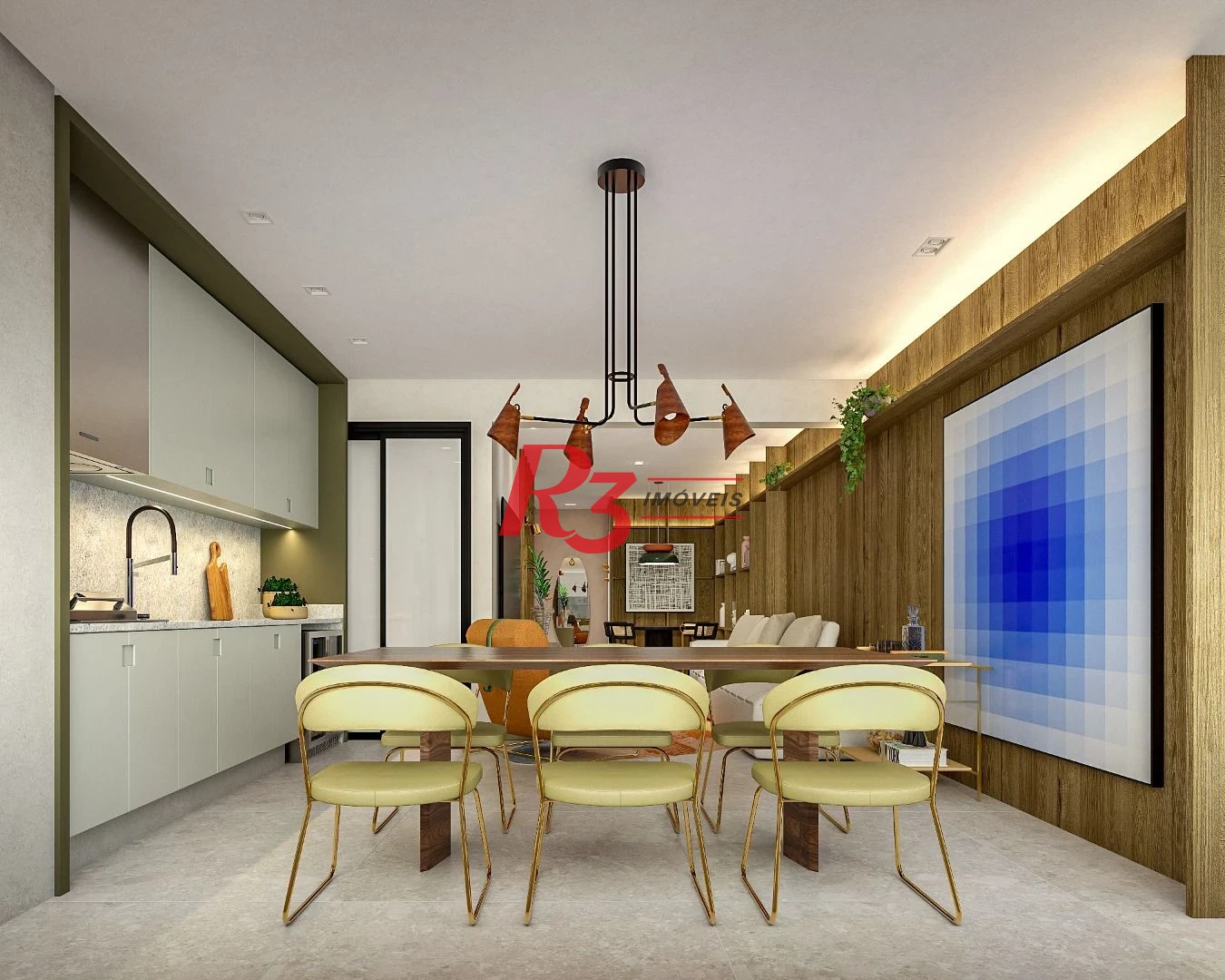 Apartamento à venda, 106 m² por R$ 1.474.609,19 - Boqueirão - Santos/SP