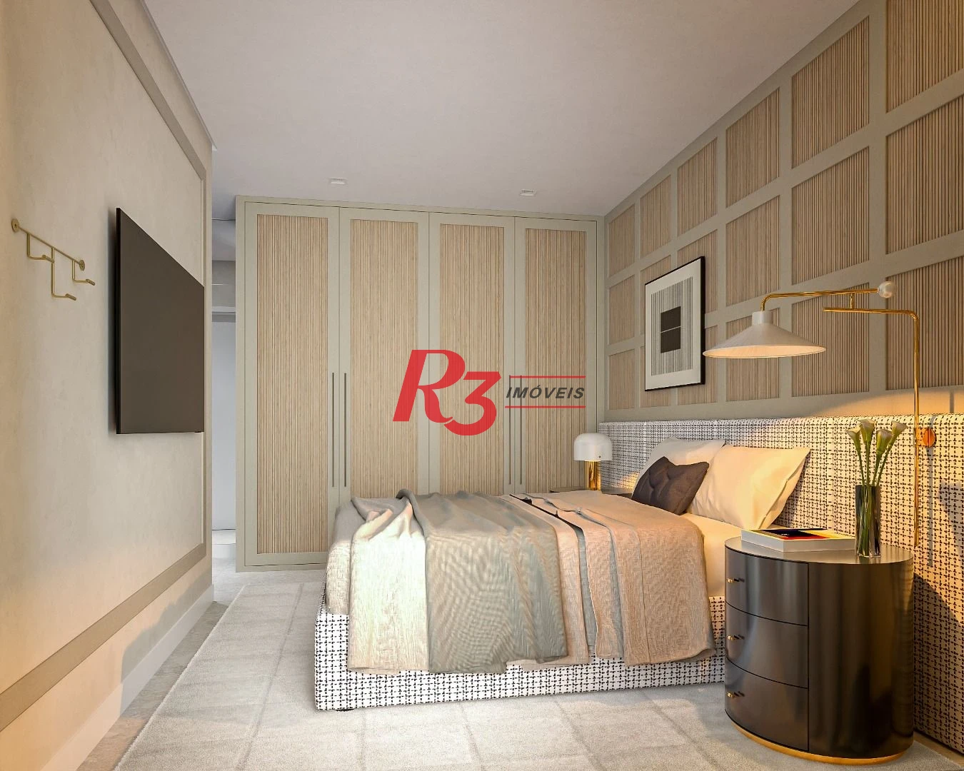 Apartamento à venda, 106 m² por R$ 1.474.609,19 - Boqueirão - Santos/SP