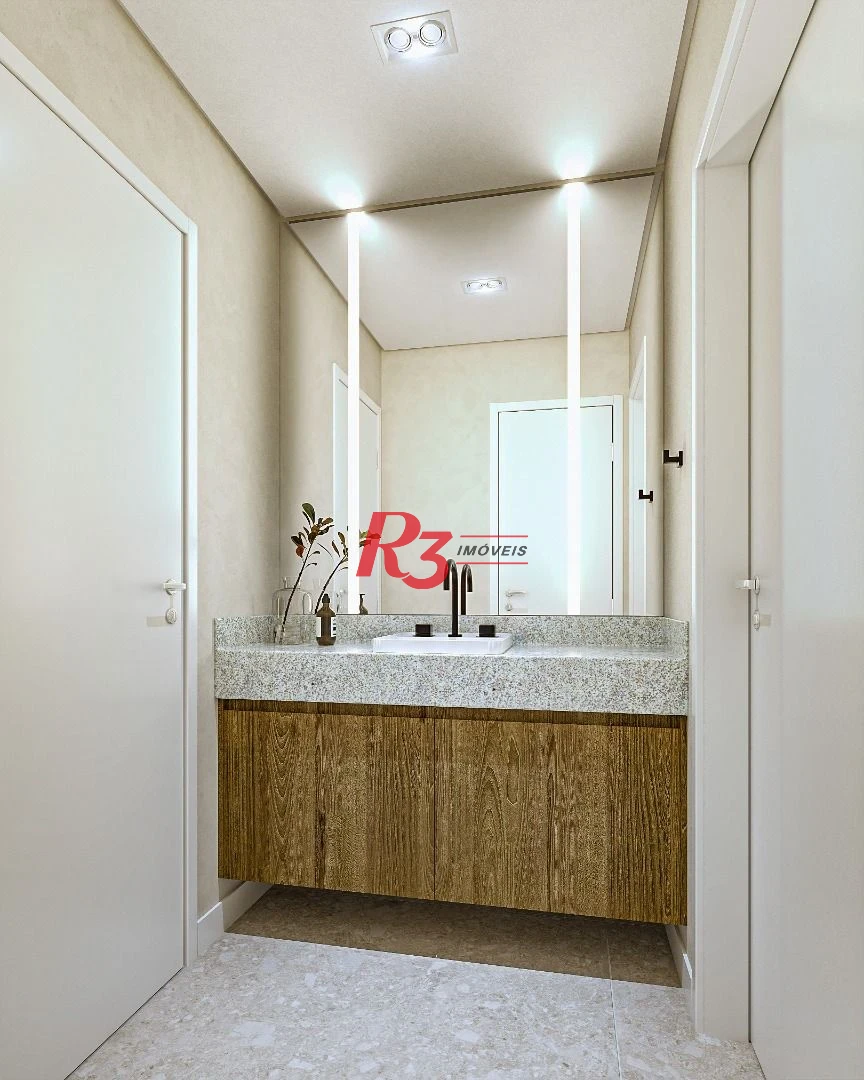 Apartamento à venda, 106 m² por R$ 1.474.609,19 - Boqueirão - Santos/SP
