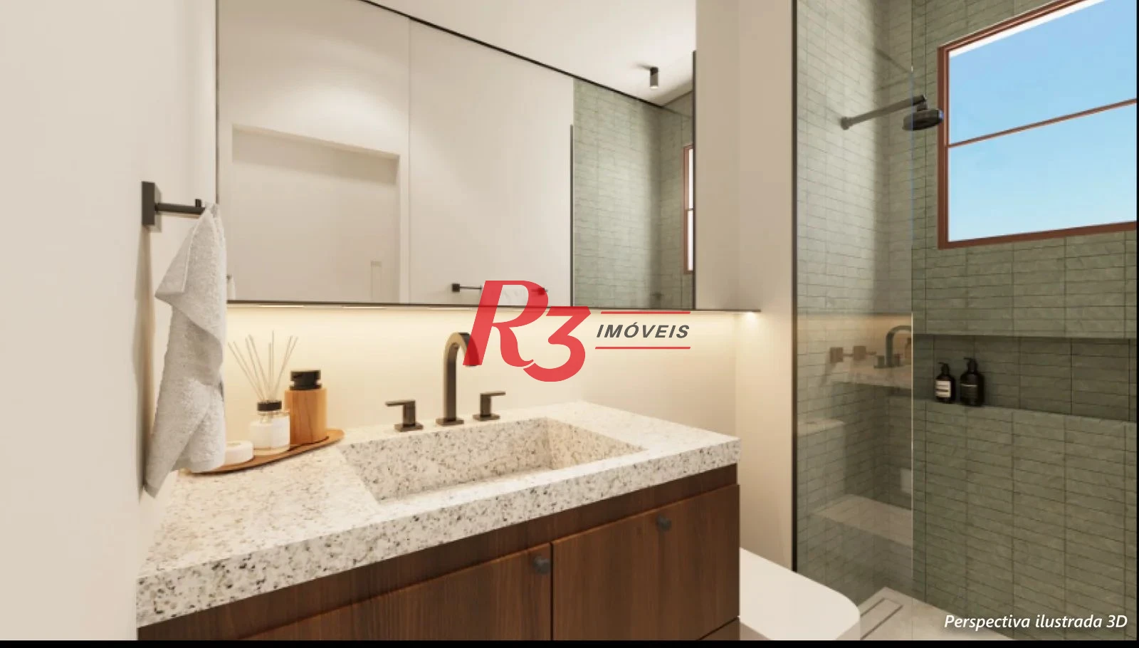 Apartamento à venda, 72 m² por R$ 1.665.114,32 - Boqueirão - Santos/SP