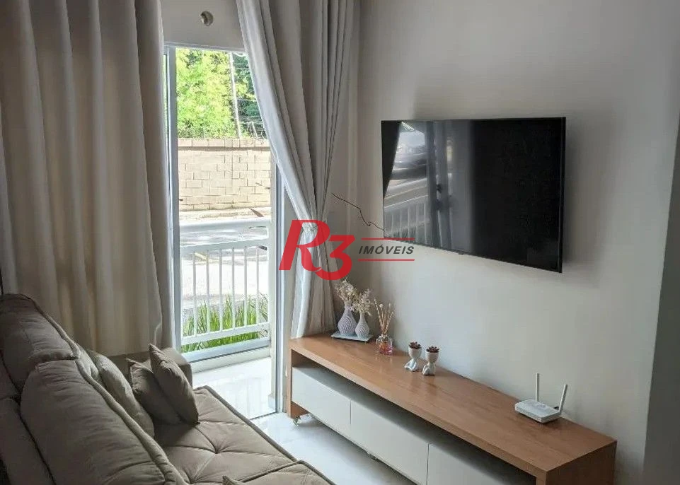 Apartamento com 2 dormitórios à venda, 55 m² por R$ 320.000,00 - Morro Nova Cintra - Santos/SP