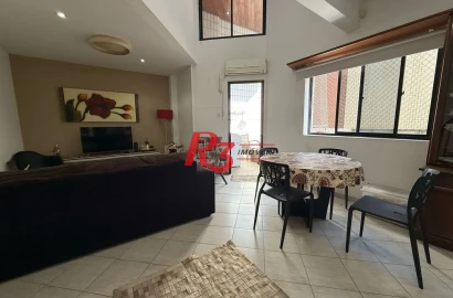 Apartamento Duplex à venda, 83 m² por R$ 480.000,00 - Ponta da Praia - Santos/SP
