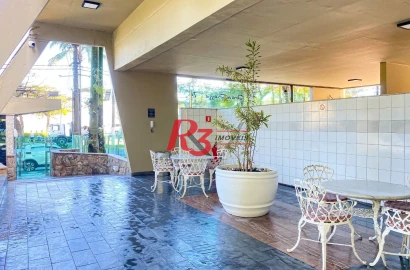 Apartamento com 2 dormitórios à venda, 110 m² por R$ 990.000,00 - Aparecida - Santos/SP
