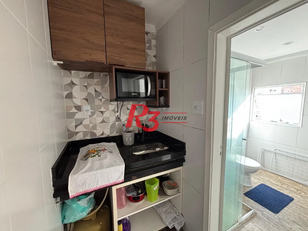 Kitnet à venda, 40 m² por R$ 360.000,00 - Gonzaga - Santos/SP