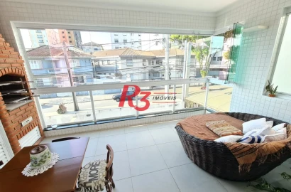 Casa com 3 dormitórios à venda, 146 m² por R$ 1.080.000,00 - Embaré - Santos/SP