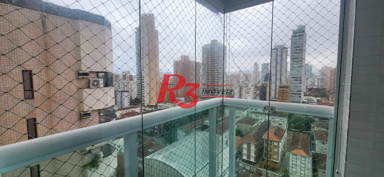 Apartamento com 2 dormitórios para alugar, 119 m² por R$ 12.000,02/mês - Embaré - Santos/SP