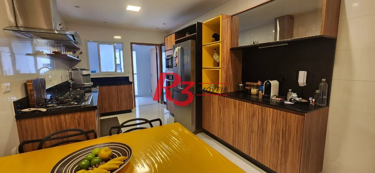 Apartamento com 2 dormitórios para alugar, 119 m² por R$ 12.000,02/mês - Embaré - Santos/SP
