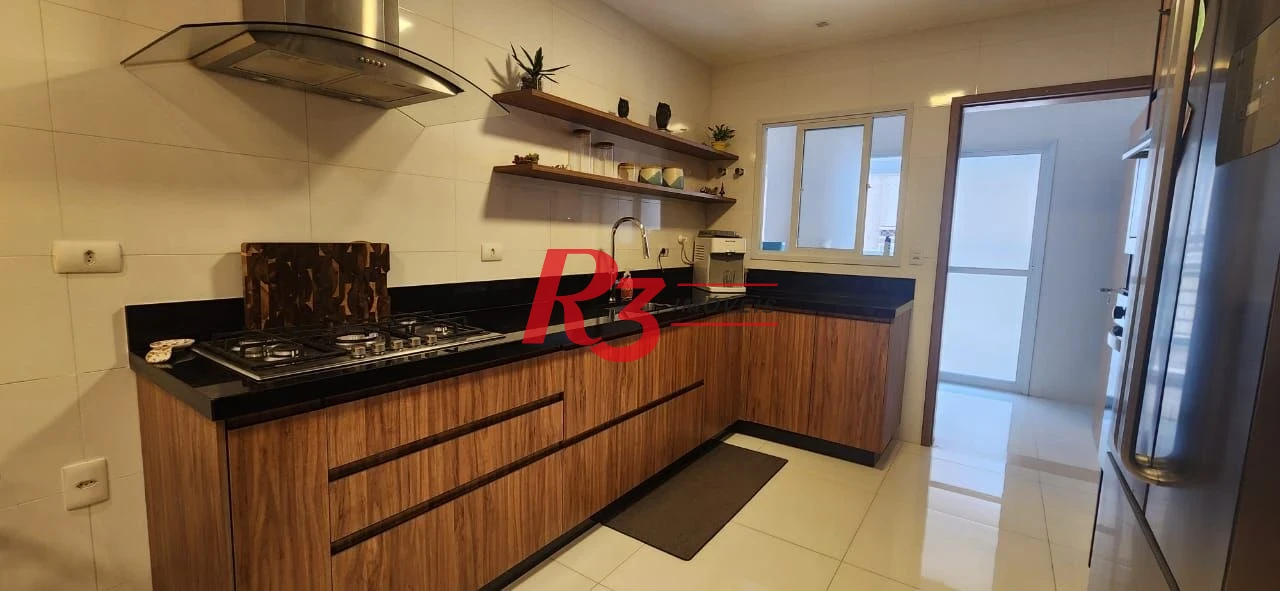 Apartamento com 2 dormitórios para alugar, 119 m² por R$ 12.000,02/mês - Embaré - Santos/SP