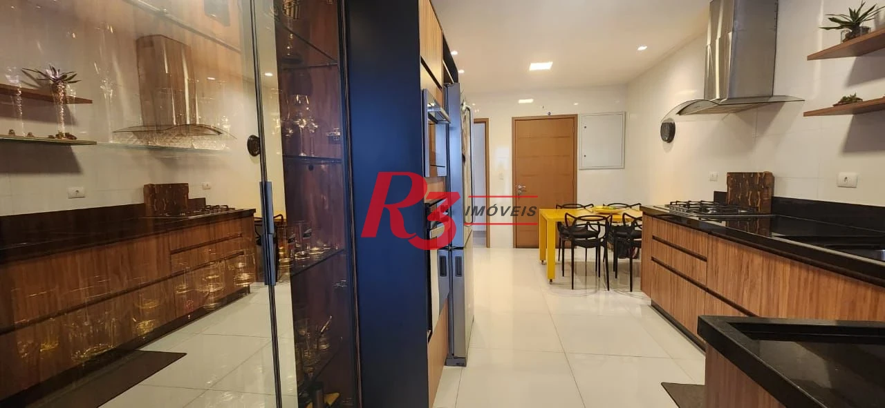 Apartamento com 2 dormitórios para alugar, 119 m² por R$ 12.000,02/mês - Embaré - Santos/SP
