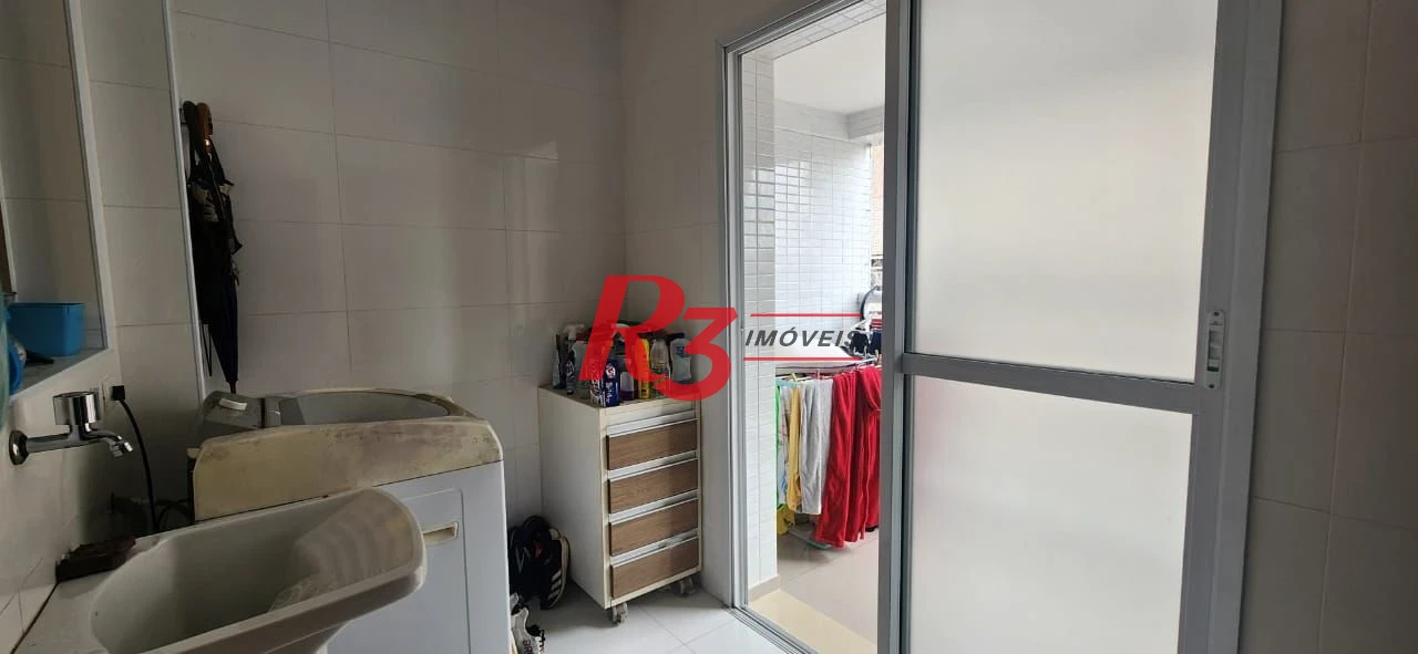 Apartamento com 2 dormitórios para alugar, 119 m² por R$ 12.000,02/mês - Embaré - Santos/SP