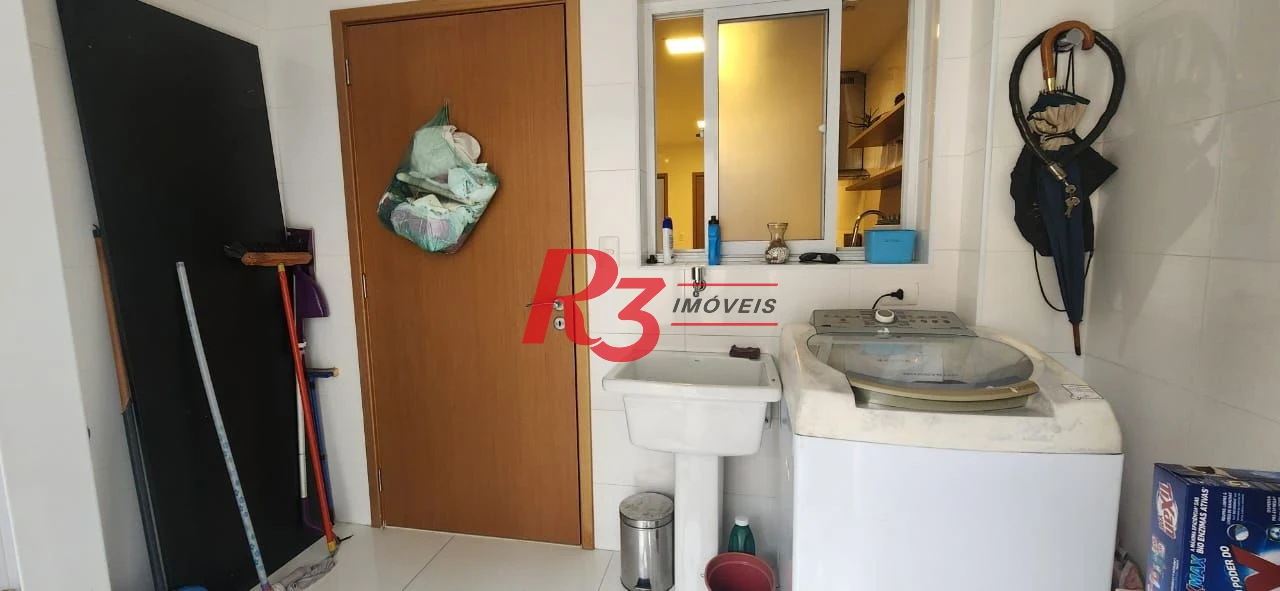Apartamento com 2 dormitórios para alugar, 119 m² por R$ 12.000,02/mês - Embaré - Santos/SP
