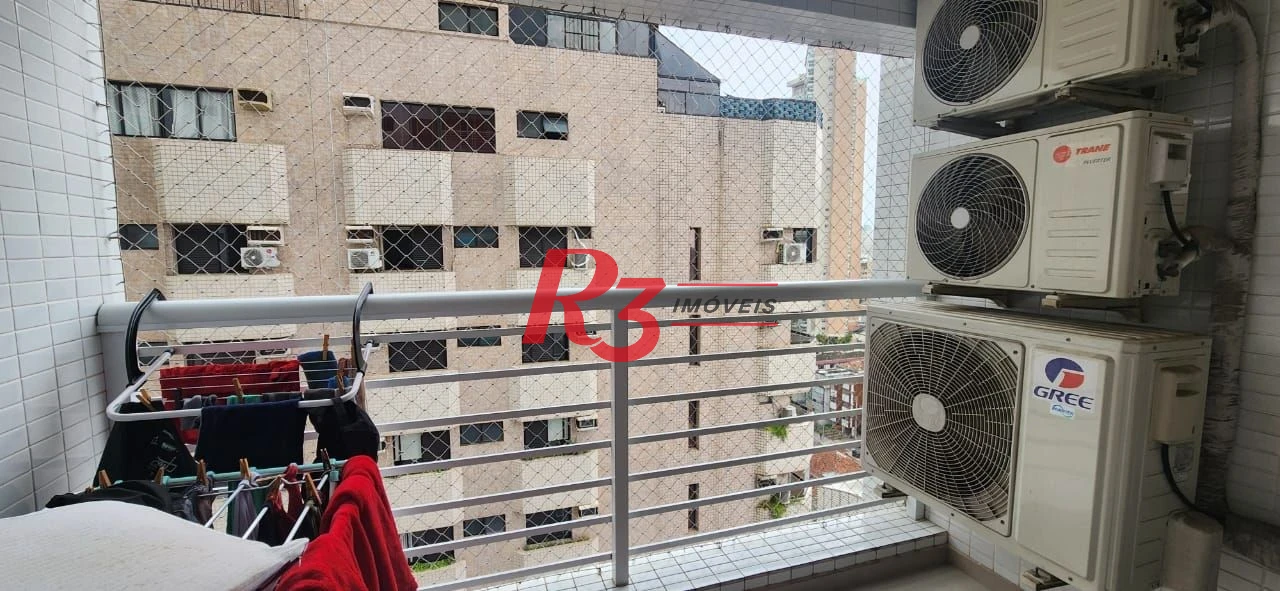 Apartamento com 2 dormitórios para alugar, 119 m² por R$ 12.000,02/mês - Embaré - Santos/SP