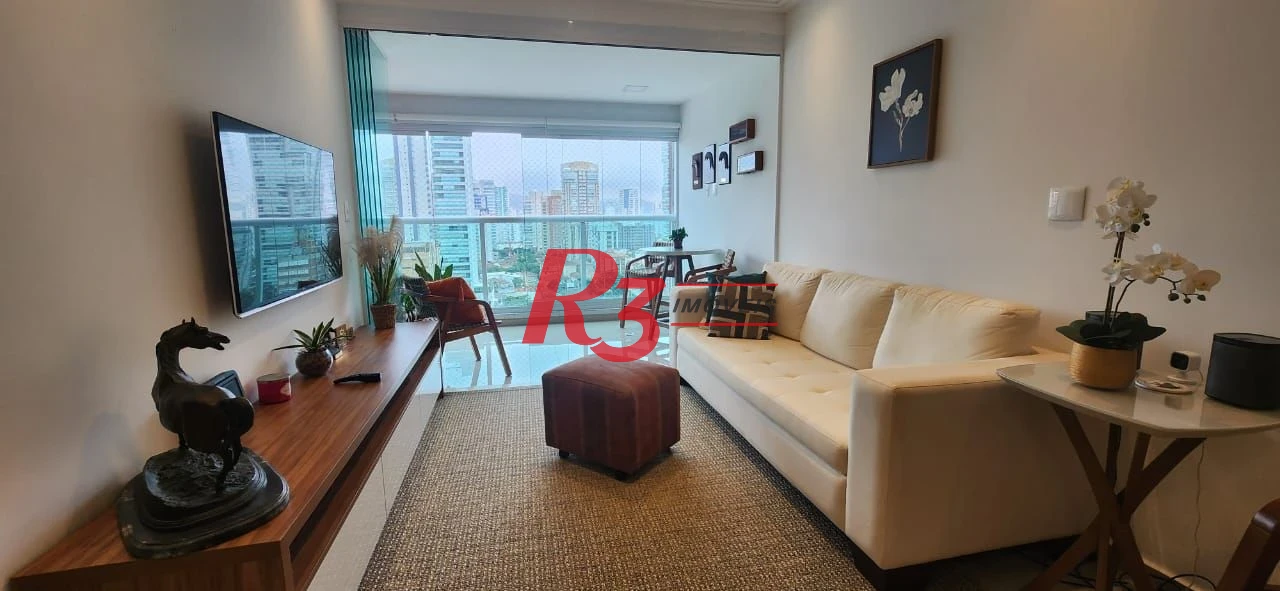 Apartamento com 2 dormitórios para alugar, 119 m² por R$ 12.000,02/mês - Embaré - Santos/SP