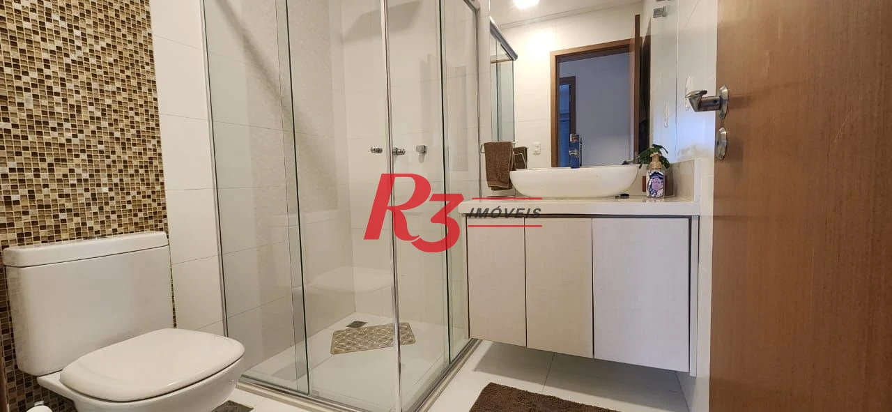Apartamento com 2 dormitórios para alugar, 119 m² por R$ 12.000,02/mês - Embaré - Santos/SP