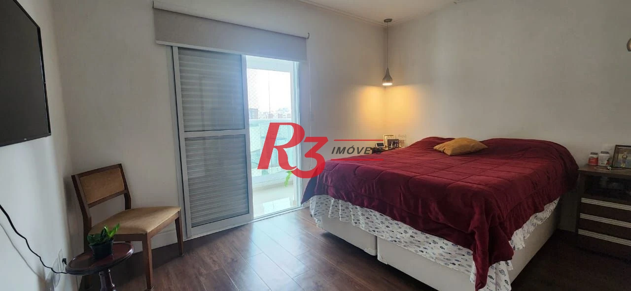 Apartamento com 2 dormitórios para alugar, 119 m² por R$ 12.000,02/mês - Embaré - Santos/SP