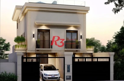 Casa com 3 dormitórios à venda, 156 m² por R$ 1.950.000,00 - Boqueirão - Santos/SP