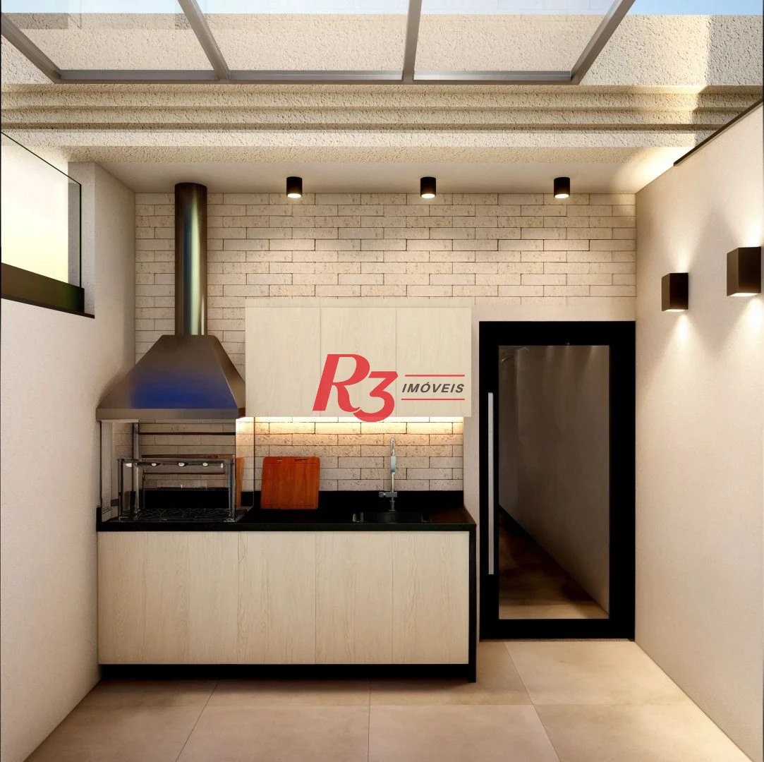 Casa com 3 dormitórios à venda, 156 m² por R$ 1.950.000,00 - Boqueirão - Santos/SP