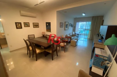 Apartamento com 3 dormitórios à venda, 138 m² por R$ 2.100.000,00 - Embaré - Santos/SP