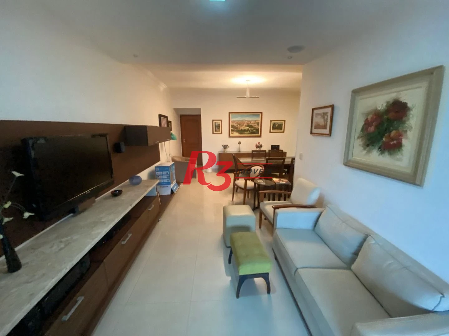 Apartamento com 3 dormitórios à venda, 138 m² por R$ 2.100.000,00 - Embaré - Santos/SP