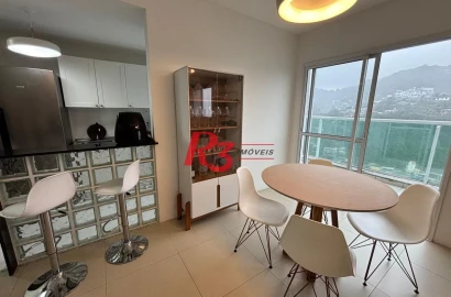 Apartamento Duplex com 2 dormitórios à venda, 88 m² por R$ 850.000,00 - José Menino - Santos/SP