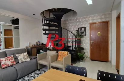 Apartamento à venda, 142 m² por R$ 780.000,00 - Aparecida - Santos/SP