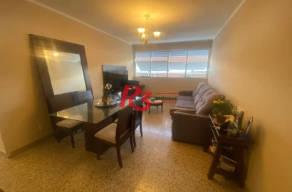 Apartamento com 2 dormitórios à venda, 98 m² por R$ 555.000,00 - Gonzaga - Santos/SP