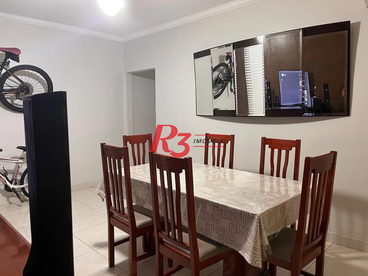 Apartamento com 3 dormitórios à venda, 117 m² por R$ 590.000,00 - Gonzaga - Santos/SP