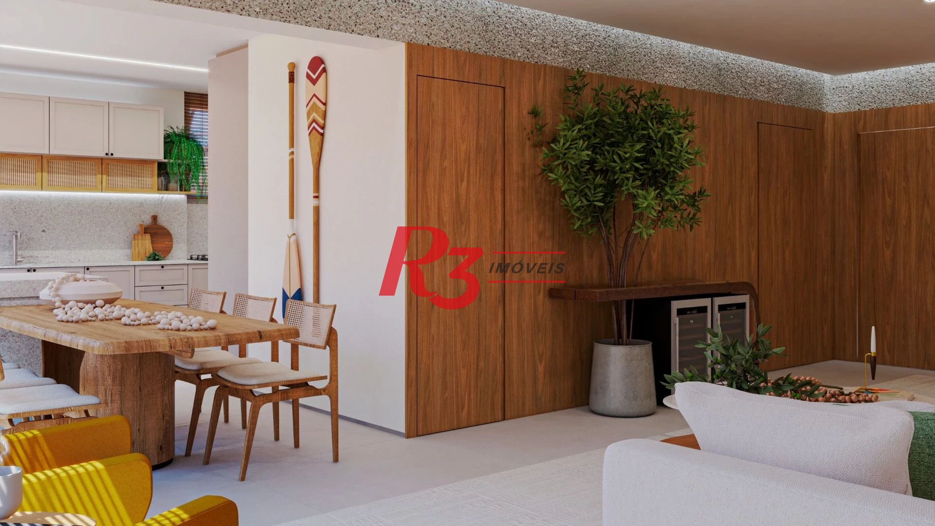Apartamento à venda, 240 m² por R$ 3.350.000,00 - Boqueirão - Santos/SP