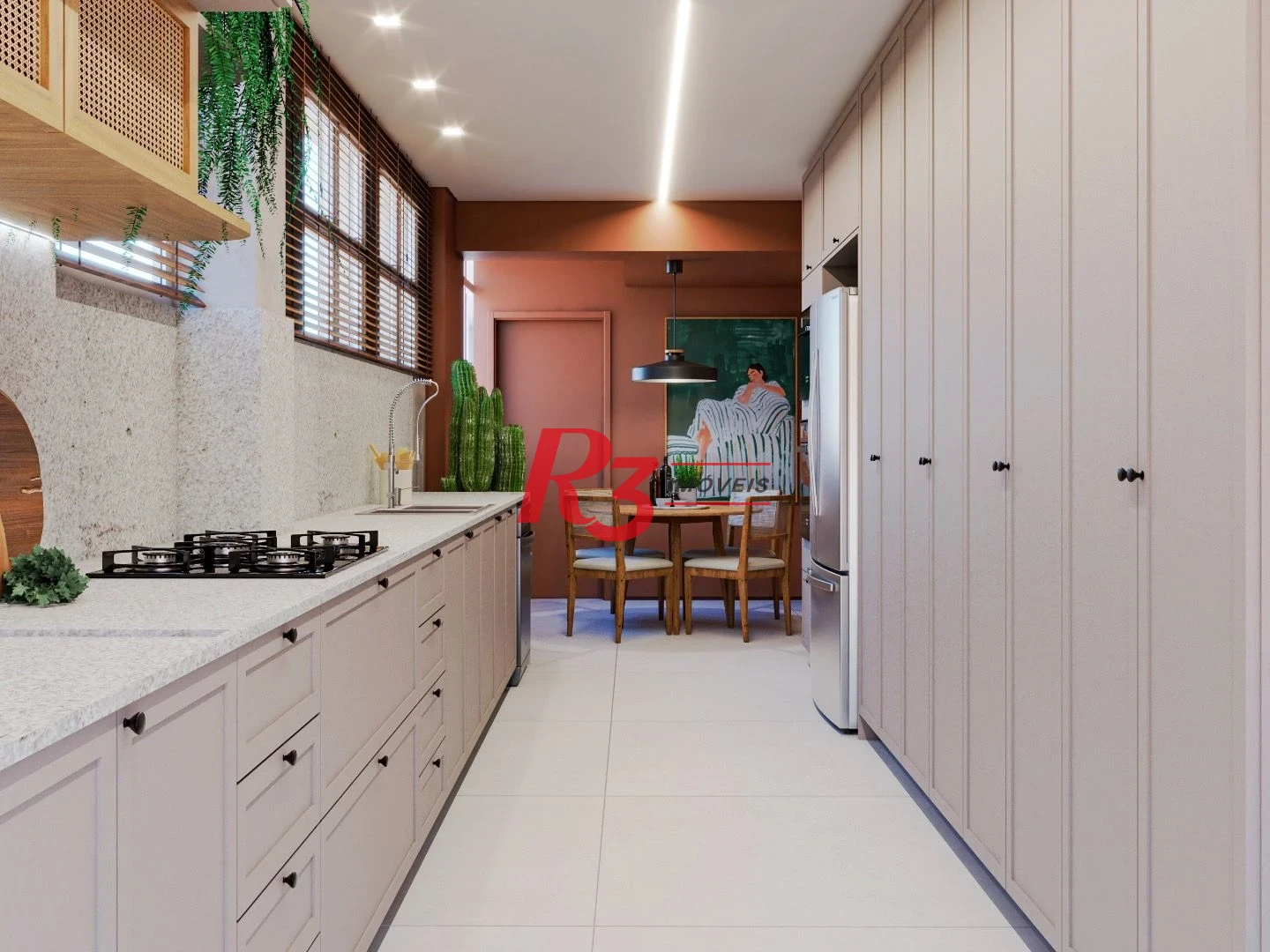 Apartamento à venda, 240 m² por R$ 3.350.000,00 - Boqueirão - Santos/SP
