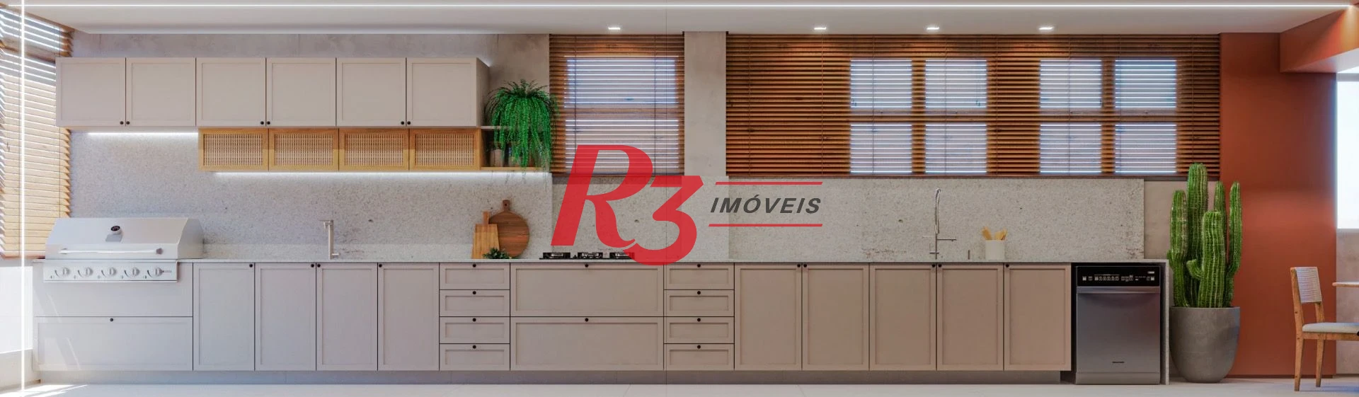 Apartamento à venda, 240 m² por R$ 3.350.000,00 - Boqueirão - Santos/SP