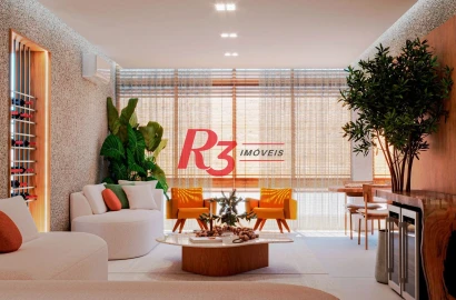 Apartamento à venda, 240 m² por R$ 3.350.000,00 - Boqueirão - Santos/SP