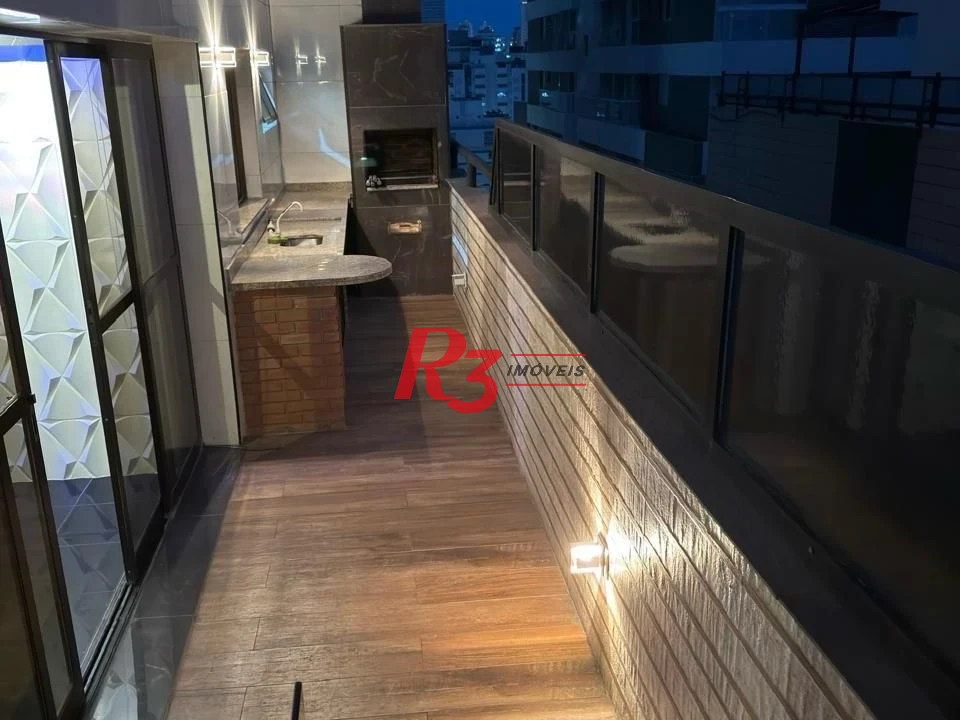 Cobertura à venda, 198 m² por R$ 1.900.000,00 - Aparecida - Santos/SP