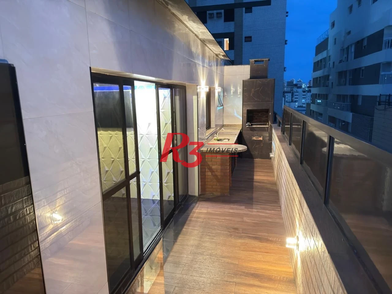 Cobertura à venda, 198 m² por R$ 1.900.000,00 - Aparecida - Santos/SP