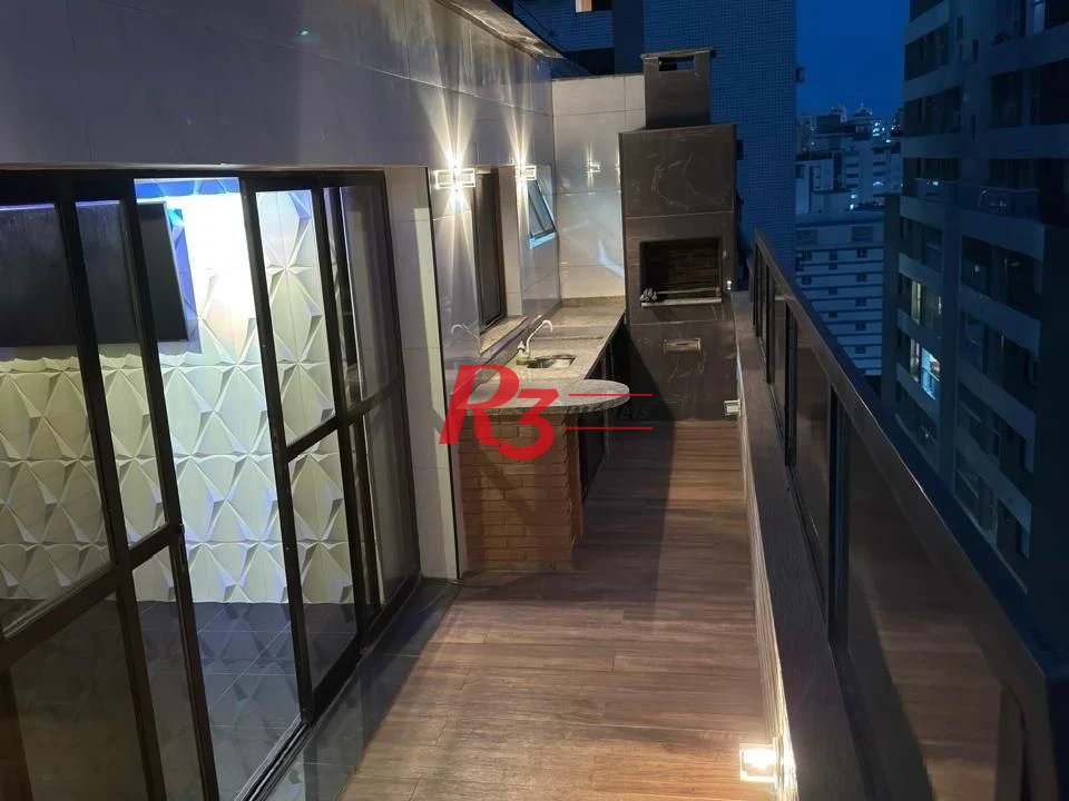 Cobertura à venda, 198 m² por R$ 1.900.000,00 - Aparecida - Santos/SP