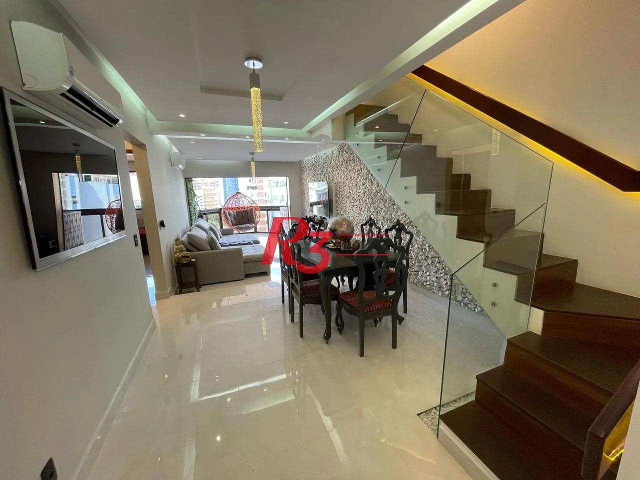 Cobertura à venda, 198 m² por R$ 1.900.000,00 - Aparecida - Santos/SP