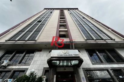Sala à venda, 43 m² por R$ 355.000,00 - Embaré - Santos/SP