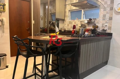 Apartamento à venda, 120 m² por R$ 750.000,00 - Gonzaga - Santos/SP