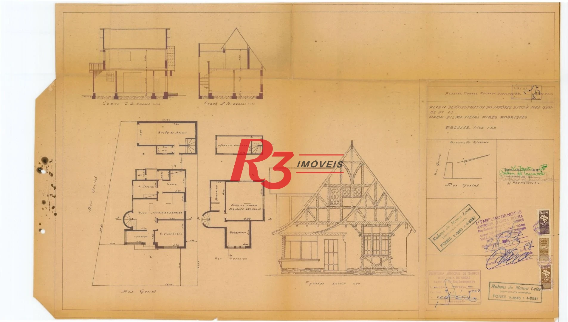 Casa, 265 m² - venda por R$ 4.260.000,00 ou aluguel por R$ 20.580,00/mês - Aparecida - Santos/SP