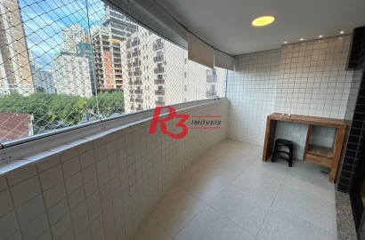 Apartamento com 2 dormitórios à venda, 102 m² por R$ 850.000,00 - Pompéia - Santos/SP