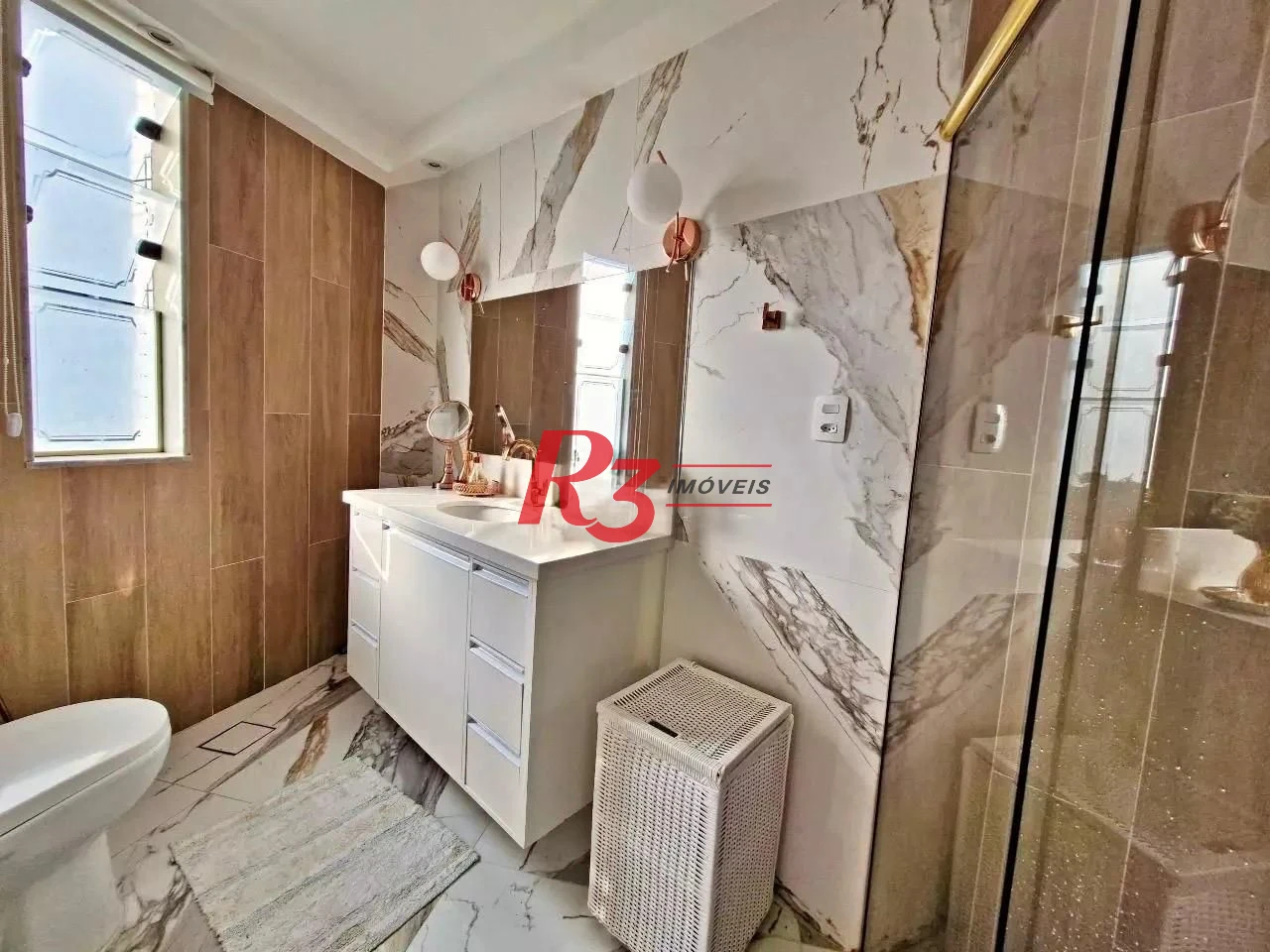 Apartamento à venda, 187 m² por R$ 1.350.000,00 - Gonzaga - Santos/SP