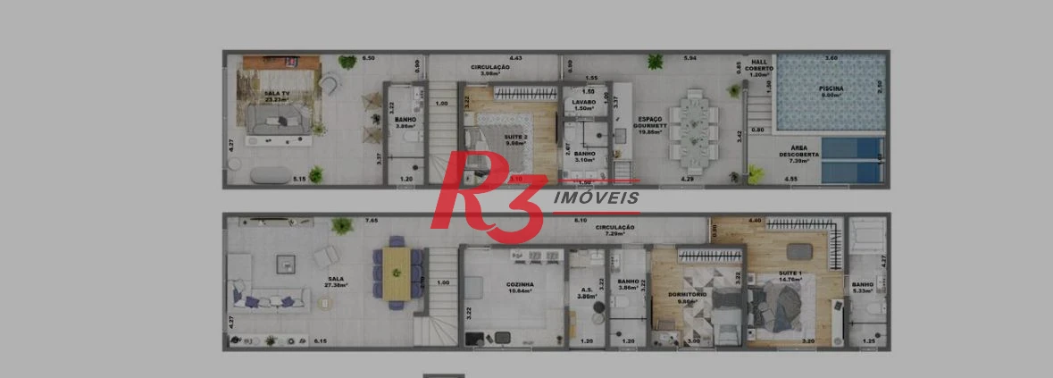 Casa à venda, 198 m² por R$ 1.780.000,00 - Embaré - Santos/SP