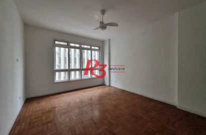 Apartamento para alugar, 90 m² por R$ 4.599,02/mês - Gonzaga - Santos/SP