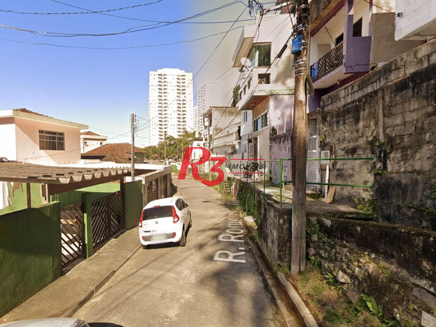 Terreno para alugar, 591 m² por R$ 8.500,00/mês - Marapé - Santos/SP